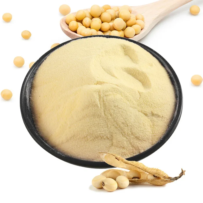 Soybeans beside phosphatidylserine powder